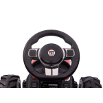 Elektrický traktor s lyžicou a vlečkou SX2068 - zelený